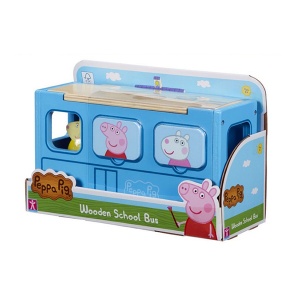 Pepa Prase drveni školski autobus 25x10x15cm Peppa Pig 072223 - Img 2