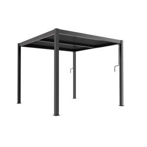 Pergola 3x4m aluminijum siva Green Bay 078504 - Img 2