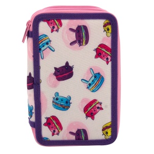 Pernica Prazna 3 Zipa P3Ze2537 Animals Macarons 13x19,5x4,5cm plava ljubičasta