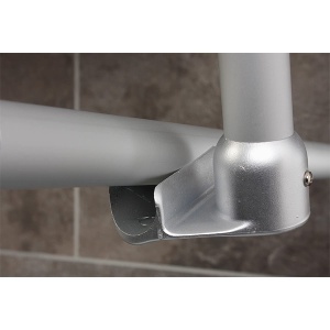 Plafonska podrška za ugaonu šipku 55cm hrom Ridder 59600 - Img 4