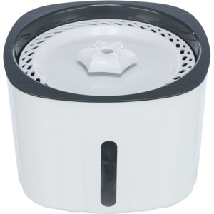 Plastična fontana za ljubimce Trixie Flower 2 l belo-siva