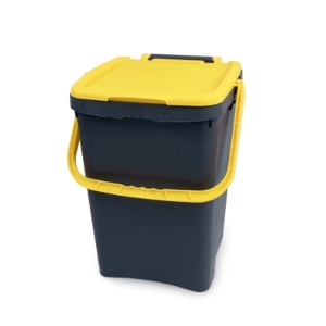 Plastična kanta za otpad crna 50 l Ecoplus