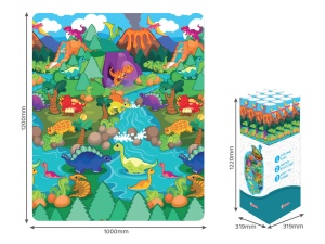 Podne puzzle PODLOGA DINOSAURUS 120x100cm