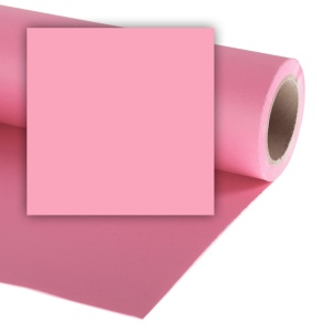 Pozadina za studijsku fotografiju i video produkciju Manfrotto Colorama LL CO121 rolna 2,72x11m roze Carnation