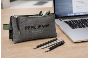 Prazna pernica sa 3 pregrade Edemon siva Pepe Jeans 69.143.22 - Img 6