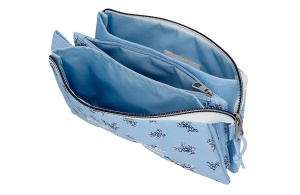 Prazna pernica sa 3 pregrade Olivia sky blue Pepe Jeans 60.843.42 - Img 4