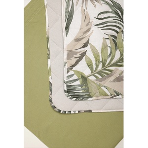 Prekrivač štepani frotir 140x200cm Zelene Palme - Img 2
