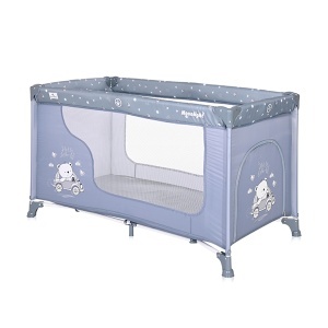 Prenosivi krevetac Moonlight 1nivo Silver Blue Car Lorelli 10080392154