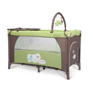 Prenosivi krevetić Cangaroo Sleepy 2u1 Green CAN6617G