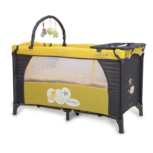 Prenosivi krevetić Cangaroo Sleepy 2u1 Yellow CAN6617Y