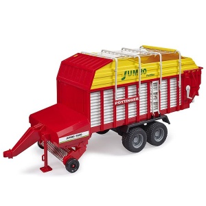 Prikolica Jumbo 1:16 crvena 6600 Bruder 022143