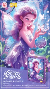 Puzzle svetlucave princeza 100 delova