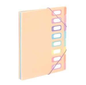 PVC Organiser sa 8 pregrada i gumicom Rainbow Pastel - Img 2
