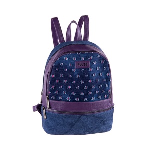 Ranac 26x32x14cm Pulse Firenze Flower Jeans PO121518
