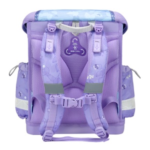 Ranac za školu Belmil Classy 403-13 Purple blue butterfly 32x19x36cm - Img 3