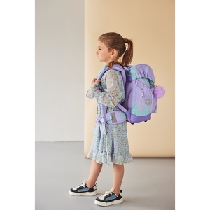 Ranac za školu Belmil Comfy Plus 405-73/P Serenity 27x19x36cm tirkiz ljubičasta leptir - Img 7