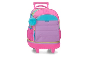 Ranac za školu sa točkićima Movom Posivit Mind 32x43x21cm roze