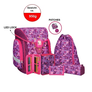 Ranac za školu Spirit Cosmo LED kopča Set TTS 407046