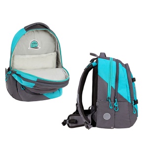 Ranac za tinejdžere Belmil 338-89 Plava Laguna 27x18x40cm plava siva - Img 3