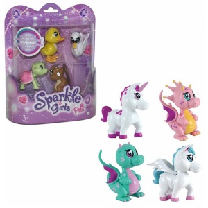 Razne igračke za devojčice Sparkle Girlz set ljubimaca 4 44-533000