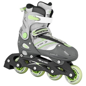 Roleri PW126C sivo zelena L vel 40-43 3090027