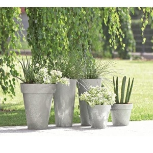 Saksija Cube Slim Beton 35x44cm Prosperplast 13144 - Img 2