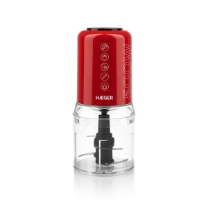 Seckalica 0,5L 500W 4 Sečiva Crvena Haeger HECH-50W.009A