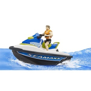 Set figura sa skuterom za vodu Bruder 631512 - Img 2