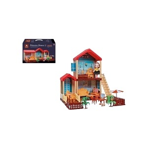 Set kućica za lutke 2 sprata 306522