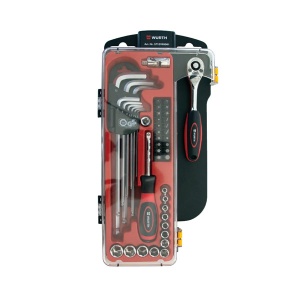Set nasadnih ključeva i umetaka 1/4 sa račnom 45kom 5713998001