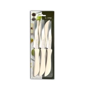 Set noževa 6/1 Classic okrugli Lorme 12129 beli