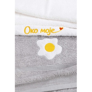 Set peškira Due Oko Moje 50x100cm 400gsm - Img 2