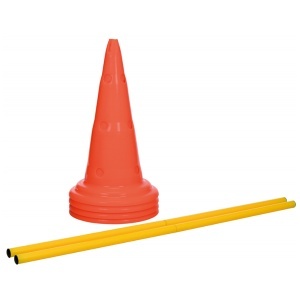 Set prepreka sa pilonima za vežbu psa 2kom 30x50cm 100cm Trixie 32092 - Img 2