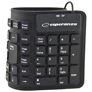 SILIKONSKA USB tastatura ESPERANZA BLACK EK126K - Img 4
