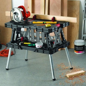 Sklopivi prenosni radni sto 85x55x11cm Keter CU 237005 - Img 2