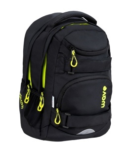 Školski ranac Belmil 338-92 Bold 27x17x40cm crna neon žuta