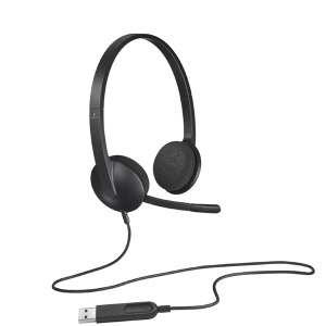 Slušalice sa mikrofonom Logitech H340 USB stereo crne - Img 2