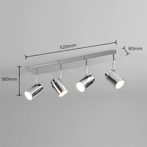 Spot lampa Angelo 4xGU10 IP44 Trio Lighting 880400406 - Img 3