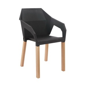 Stolica Origami crna