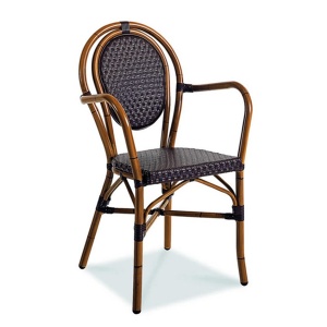 Stolica Paris 8 moka tamni bambus 222053