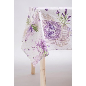 Stolnjak 140x140cm Lavanda pamuk