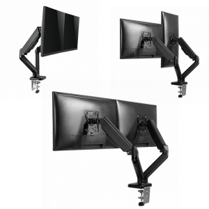 Stoni nosač za 2 monitora LCD S024 SBox 452 - Img 4