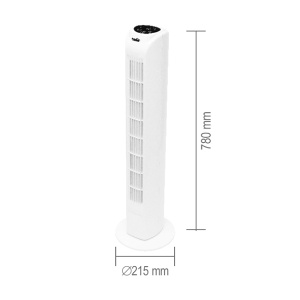 Stubni ventilator 45W 21,5x78cm sa ekranom Home TWFR78 - Img 3