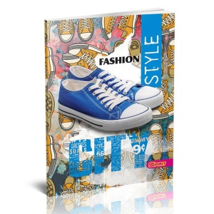 Sveska Fashion Style Plave Starke A4 format Meki povez Spirit