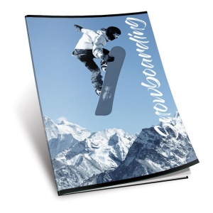 Sveska Snowboarding A4 meki povez na kockice UNL-0729k
