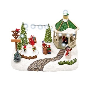 Svetleća LED diorama božićno selo Home DRM11