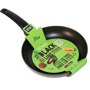 Tiganj duboki 24 cm Black Line Texell TPBL-D24