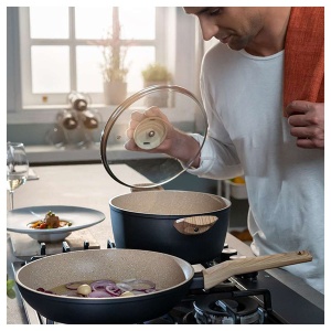 Tiganj wok 28cm beli Estia ES01-10171 - Img 2