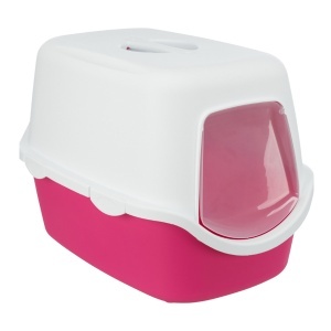 Toalet vico sa vratima 40x40x56cm pink/beli