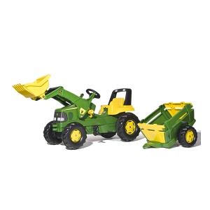 Traktor John Deere sa prikolicom i utovarivačem Rolly 811496
